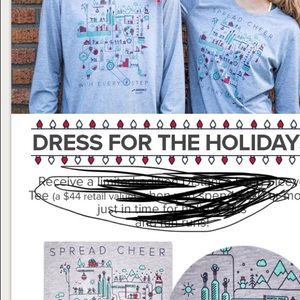 brooks running holiday shirt